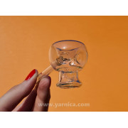 Трубка Yarnica стекло "Череп" (17,5см)