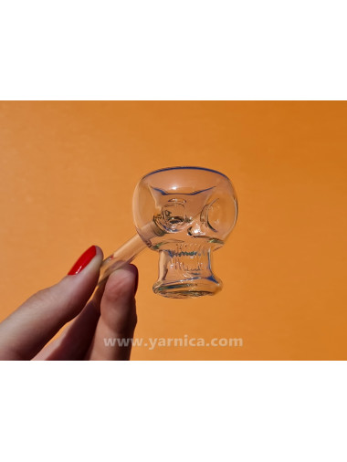 Трубка Yarnica стекло "Череп" (17,5см) Трубка Yarnica стекло "Череп" (17,5см)