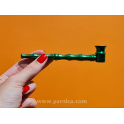 Трубка Yarnica металл "Бамбук" (12см)