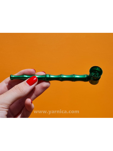 Трубка Yarnica металл "Бамбук" (12см) Трубка Yarnica металл "Бамбук" (12см)