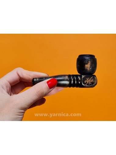 Трубка Yarnica дерево "Имбирь" (10см) Трубка Yarnica дерево "Имбирь" (10см)