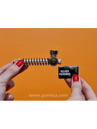 Трубка Yarnica металл "Спираль" (9,5см) Трубка Yarnica металл "Спираль" (9,5см)