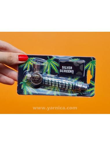 Трубка Yarnica металл "Спираль" (9,5см) Трубка Yarnica металл "Спираль" (9,5см)