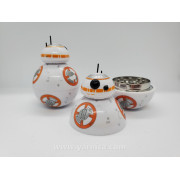 Гриндер Yarnica металл "Звездные войны BB-8" (d=5см, h=7см, 90гр)