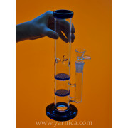 Бонг Yarnica толстое стекло "Pulsar Matrix Perc Bong" (29см)
