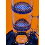 Бонг Yarnica толстое стекло "Pulsar Matrix Perc Bong" (29см)