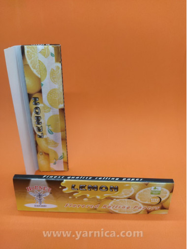 Бумага для самокруток фруктовая HORNET "Lemon" Бумага для самокруток фруктовая HORNET "Lemon"