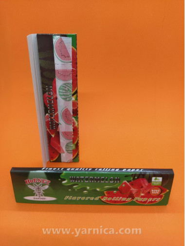 Бумага для самокруток фруктовая HORNET "Watermelon" (11cм) Бумага для самокруток фруктовая HORNET "Watermelon" (11cм)
