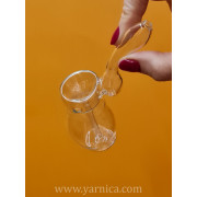 Трубка баблер Yarnica стекло "Water" (15,5 см)